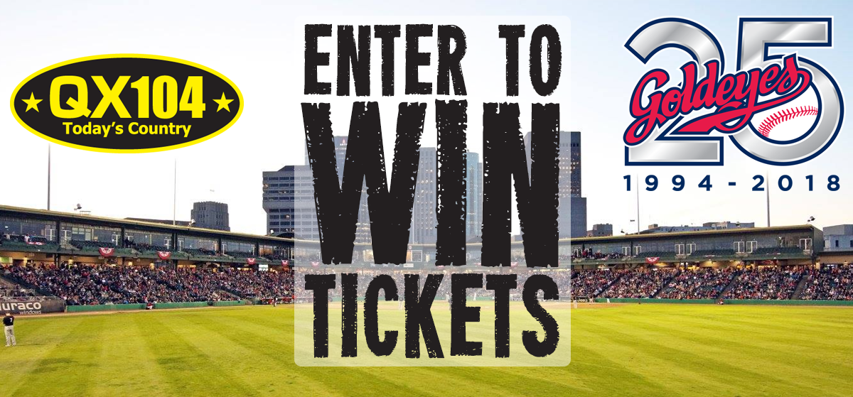 Win your tickets to QX104's Country Night at the Goldeyes Game! 